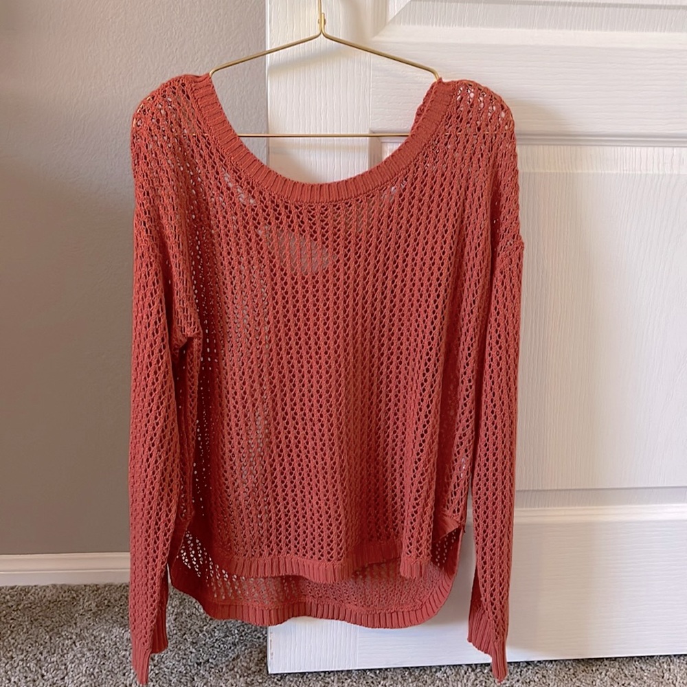 Pumpkin spiced color sweater!
